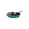 Zie dia Ronde gietijzeren koekenpan 26 cm 2 L Blauw Riviera