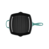 Voir la slide Poêle en Fonte Emaillée Skillet Grill Carré 26 cm Bleu Riviera 