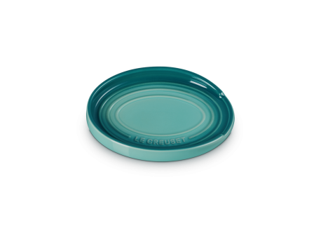 Repose Cuillère Céramique Ovale 15 cm Bleu Riviera 