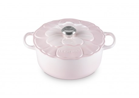 Signature Ronde Gietijzeren Stoofpot 5,3 L Pétales Roze Shell Pink
