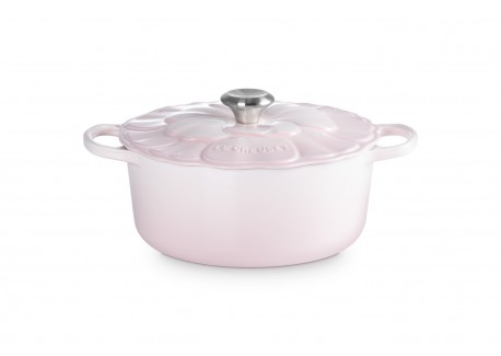 Signature Ronde Gietijzeren Stoofpot 5,3 L Pétales Roze Shell Pink
