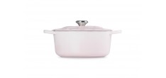 Signature Ronde Gietijzeren Stoofpot 5,3 L Pétales Roze Shell Pink