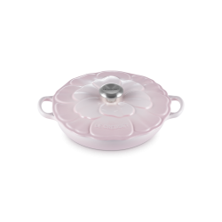 Faitout Signature Fonte Emaillée Rond 2,2 L Pétales Rose Shell Pink (2