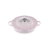 Zie dia Ronde Gietijzer Stoofpot Signature 2,2 L Pétales Roze Shell Pink (26 c