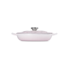 Zie dia Ronde Gietijzer Stoofpot Signature 2,2 L Pétales Roze Shell Pink (26 c