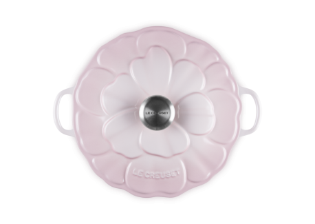 Faitout Signature Fonte Emaillée Rond 2,2 L Pétales Rose Shell Pink (2
