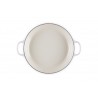 Zie dia Ronde Gietijzer Stoofpot Signature 2,2 L Pétales Roze Shell Pink (26 c