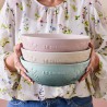 Zie dia Jardin Ronde Keramische Saladeschaal 3,6 L 26 cm Roze Shell Pink