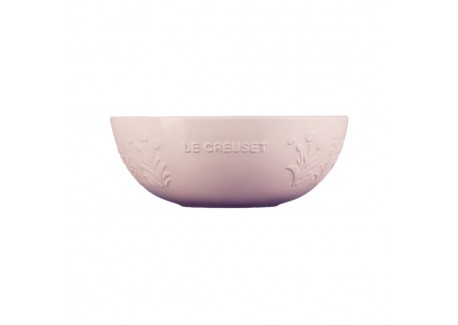 Jardin Saladier Rond en Céramique Emaillée 3,6 L 26 cm Rose Shell Pink