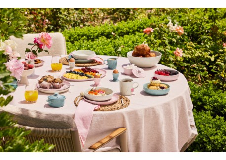 Jardin Ronde Keramische Saladeschaal 3,6 L 26 cm Roze Shell Pink