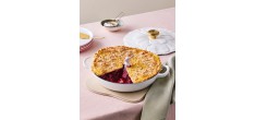 Cheminée pour Tourte et Tarte Céramique Emaillée Lapin Rose Shell Pink