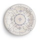 Copenhague Keramisch Bord Glanzend Emaille Crème Wit en Blauw 27cm