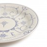 Zie dia Copenhague Keramisch Soepbord Glanzend Emaille Crème Wit en Blauw 24,5