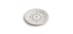 Copenhague Keramisch Soepbord Glanzend Emaille Crème Wit en Blauw 24,5
