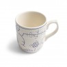 Voir la slide Copenhague Mug Céramique Email Brillant Blanc Crème Bleu avec Anse 28
