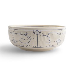 Copenhague Keramische Saladeschaal Glanzend Emaille 2 L 26 cm Crème Wi