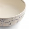Zie dia Copenhague Keramische Saladeschaal Glanzend Emaille 2 L 26 cm Crème Wi