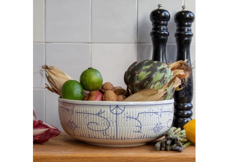 Copenhague Keramische Saladeschaal Glanzend Emaille 2 L 26 cm Crème Wi