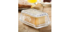 Glazen Botervlot 10x17x7 cm (250 g boter)