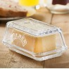 Zie dia Glazen Botervlot 10x17x7 cm (250 g boter)