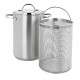 Specialties 3 Cocotte à Asperges en Inox Mat avec Panier 16 cm 4,5 L