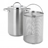 Zie dia Specialties 3 Aspergekoker van Mat RVS met Mandje 16 cm 4,5 l