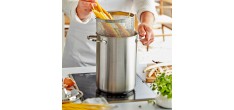 Specialties 3 Aspergekoker van Mat RVS met Mandje 16 cm 4,5 l