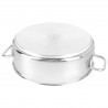 Zie dia Apollo 7 Lage Kookpot RVS met Glazen Deksel 24 cm