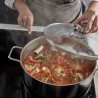 Voir la slide Apollo 7 Casserole Basse Inox avec Couvercle en Verre 24 cm 