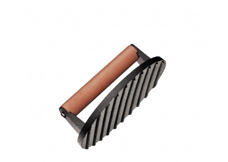Gietijzeren Ronde Vleespers voor Grills en Smash Burger 18 cm