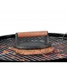 Voir la slide Presse à Viande Ronde Striée en Fonte pour Grillades et Smash Burger 1
