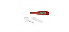 Spatelthermometer lepel 25 cm Rood