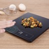 Zie dia Keukenweegschaal 15kg/1g Touchless Tare Zwart 24x20 cm