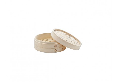 Panier à Vapeur en Bambou Rond 18x8 cm 