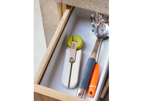 Goround Handmatige Blikopener met Slinger Wit en Groen 20 cm