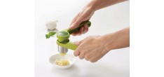 Helix Presse Ail Vert Inox et Nylon 17 cm 