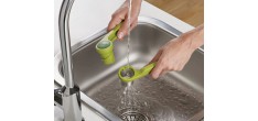 Helix Presse Ail Vert Inox et Nylon 17 cm 
