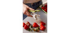Tweezy 3-in-1 Kersen en Olijvenontpitter en Aardbeienontpeller Groen 1