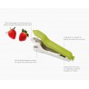 Voir la slide Tweezy Dénoyauteur Cerises Olives et Equeuteur à Fraises 3 en 1 Vert 1