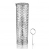 Zie dia Rolling Grill RVS Cilinder Kookmand 9x30,5 cm voor Barbecue