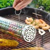 Voir la slide Rolling Grill Panier de Cuisson Cylindre Inox 9x30,5 cm pour Barbecue