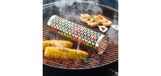 Rolling Grill Panier de Cuisson Cylindre Inox 9x30,5 cm pour Barbecue
