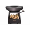 Voir la slide Nomad Brasero Plancha Acier Corten 100 cm Noir 
