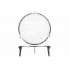 Zie dia Nomad Brasero Plancha Cortenstaal 100 cm Zwart Pack LSDC 5 dlg