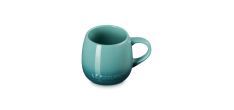 Cocon Mug Rond en Céramique avec Anse 32 cl Bleu Riviera 