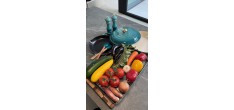 Set Zoutmolen en Pepermolen Riviera Blauw 21 cm 2 dlg