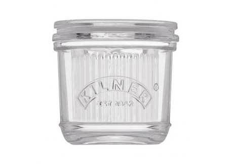 Beurrier Breton à Eau Verre Transparent Rond 10x10x9 cm 