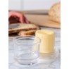 Zie dia Ronde Glazen Bretonse Botervlot 10x10x9 cm