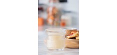 Beurrier Breton à Eau Verre Transparent Rond 10x10x9 cm 