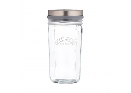 Kit de Préparation Bocal en Verre pour Kéfir 0,5L avec Filtre + Cuillè